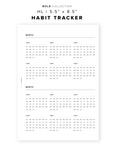 PR89 - Habit Tracker - Printable Insert