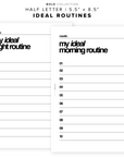 PR157 - Ideal Routines - Printable Insert