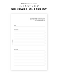 PR189 - Skincare Checklist - Printable Insert