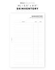 PR190 - Skinventory - Printable Insert