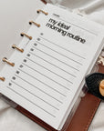 PR157 - Ideal Routines - Printable Insert