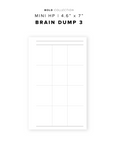 PR171 - Brain Dump 3 - Printable Insert