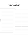 PR172 - Brain Dump 4 - Printable Insert