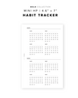PR89 - Habit Tracker - Printable Insert
