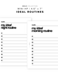 PR157 - Ideal Routines - Printable Insert