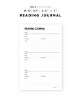 PR108 - Reading Journal - Printable Insert