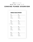 PR118 - Sinking Funds Overview - Printable Insert