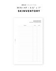 PR190 - Skinventory - Printable Insert