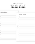 PR67 - Yearly Goals - Printable Insert