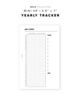 PR169 - Yearly Tracker - Printable Insert