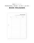 PR198 - Book Releases - Printable Insert