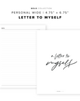 PR94 - Letter To Myself - Printable Insert