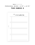 PR84 - The Inbox 2 - Printable Insert