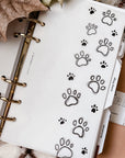 PRD93 - Paw Prints - Printable Dashboard