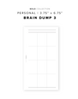 PR171 - Brain Dump 3 - Printable Insert
