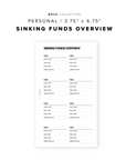 PR118 - Sinking Funds Overview - Printable Insert