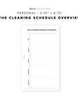 PR97 - The Cleaning Schedule Overview - Printable Insert