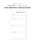 PR82 - The Monthly Reflection - Printable Insert