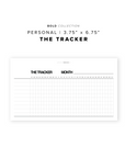 PR112 - The Tracker - Printable Insert