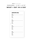 PR174 - What I Eat in a Day - Printable Insert