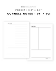 PR103 - Cornell Notes - Printable Insert