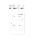 PR188 - Payment Plans - Printable Insert