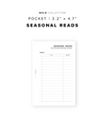 PR196 - Seasonal Reads - Printable Insert