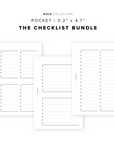 PR152 - The Checklist - Printable Insert
