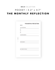 PR82 - The Monthly Reflection - Printable Insert