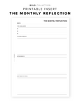 PR82 - The Monthly Reflection - Printable Insert