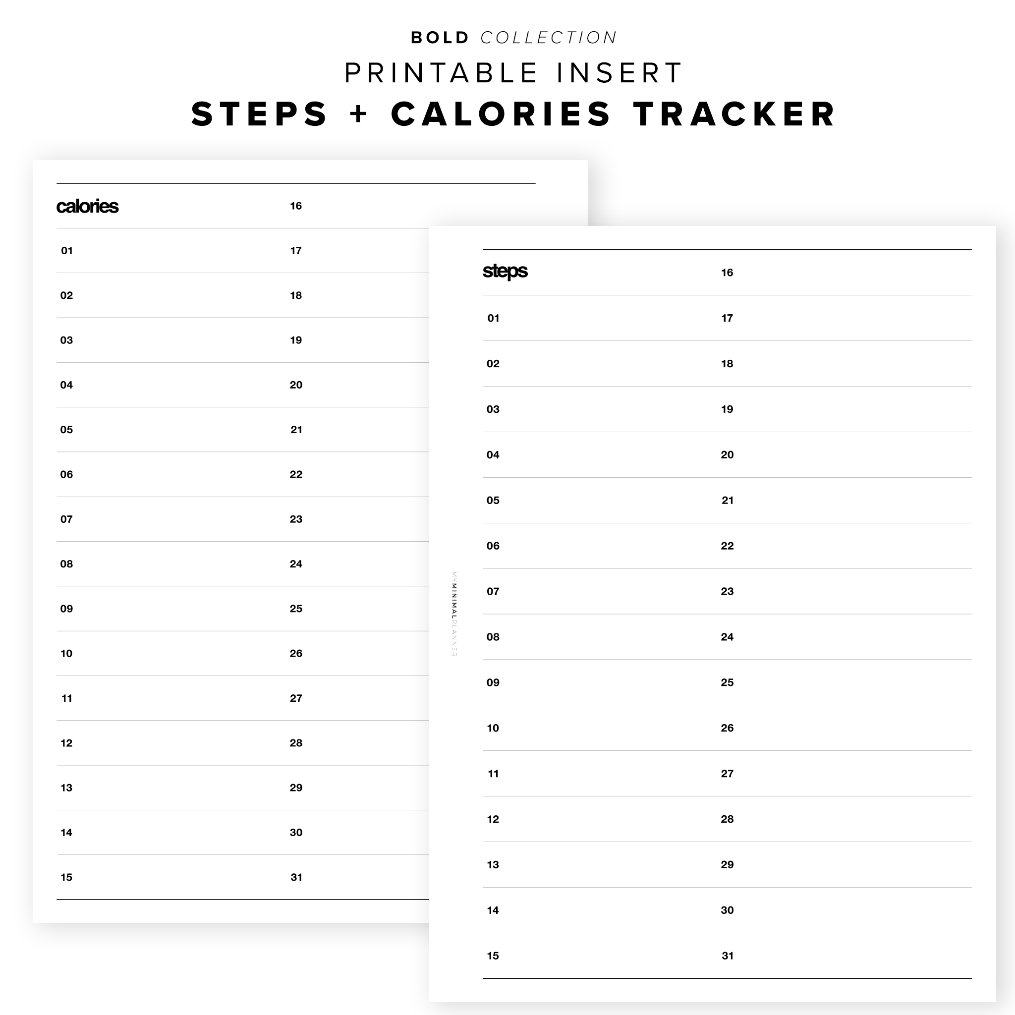 Calorie and step tracker sale