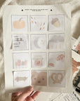 PSN09 - 2x2 Hello Autumn Stickies - Printable Sticky Notes