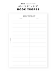 PR291 - Book Tropes - Printable Insert