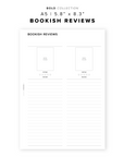 PR365 - Bookish Review V4 - Printable Insert