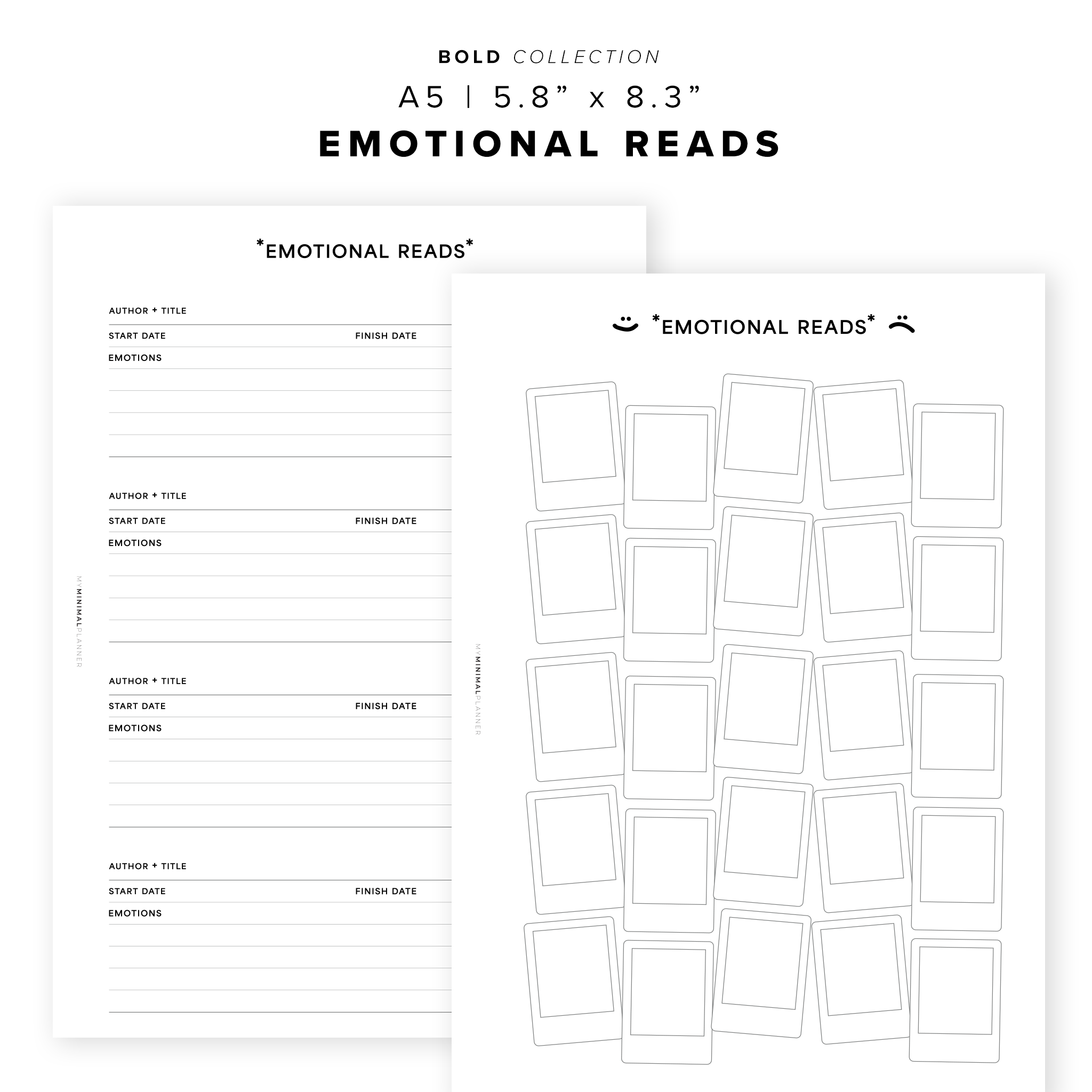 PR299 - Emotional Reads Bundle - Printable Insert