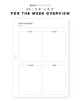PR219 - For the Week - Printable Insert