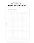 PR352 - Meal Time Tracker V2 - Printable Insert