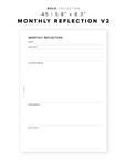 PR325 - Monthly Reflection V2 - Printable Insert