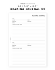 PR297 - Reading Journal V2 - Printable Insert