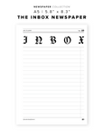 PR366 - The Inbox Newsaper - Printable Insert