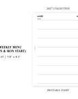 PR368 - The Menu - Printable Insert