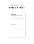 PR279 - Bookish Faves - Printable Insert