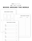 PR298 - Books Around the World Bundle - Printable Insert