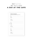 PR289 - Day at the Cafe - Printable Insert