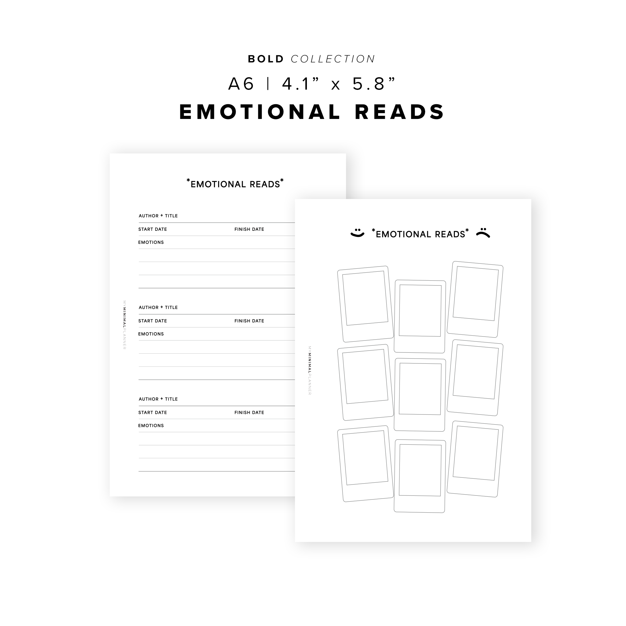 PR299 - Emotional Reads Bundle - Printable Insert