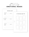 PR299 - Emotional Reads Bundle - Printable Insert