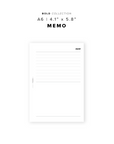 PR311 - Memo - Printable Insert