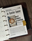 PRD262 - A Latte Love Newspaper V5 - Printable Dashboard