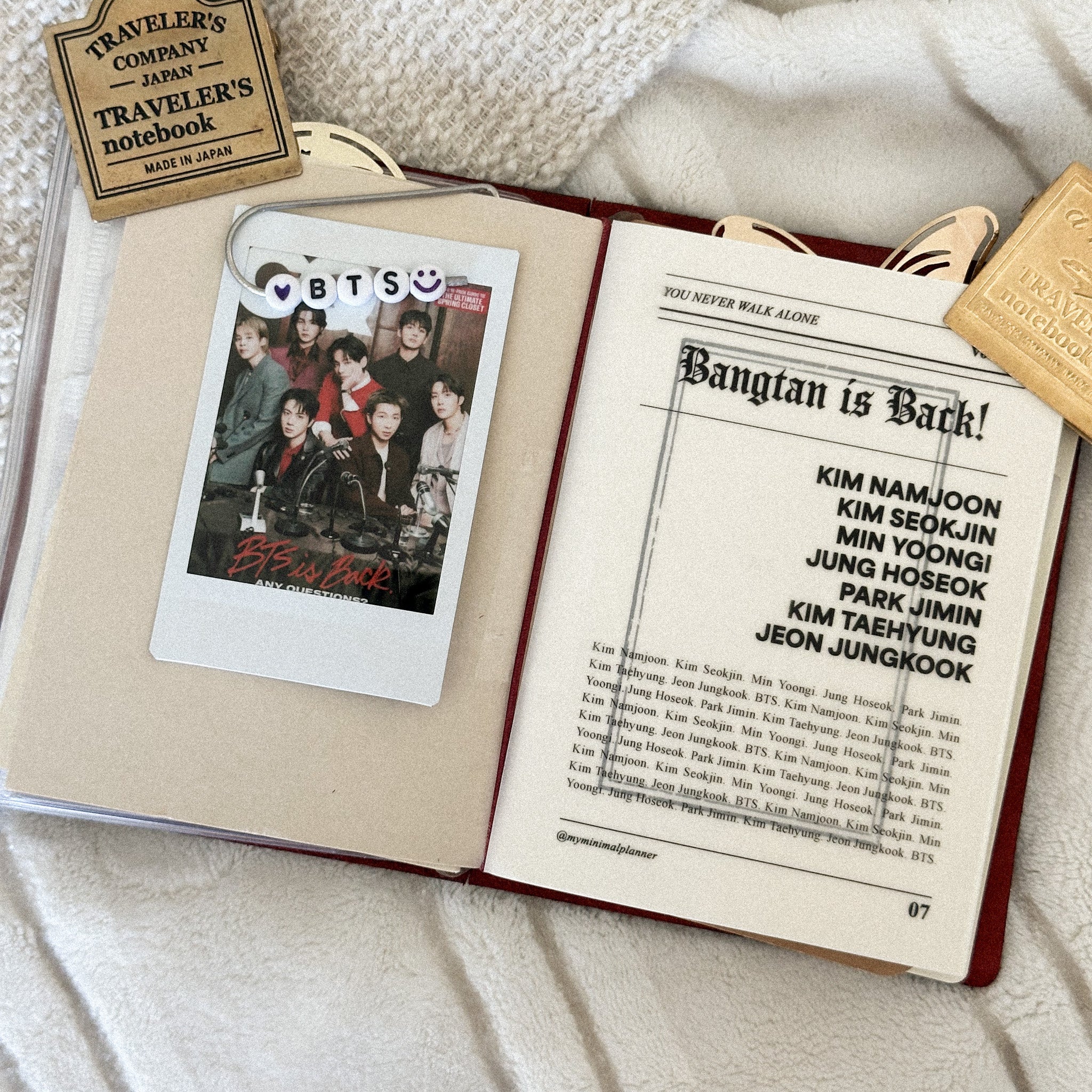 PRD266 - Bangtan is Back Newspaper V7 - Printable Dashboard – My ...