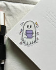 BooOoks Ghost Sticker - Deluxe Sticker